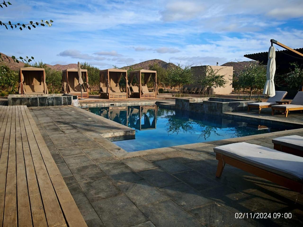 Hotel Flores De Sal-Valle De Guadalupe Dış mekan fotoğraf