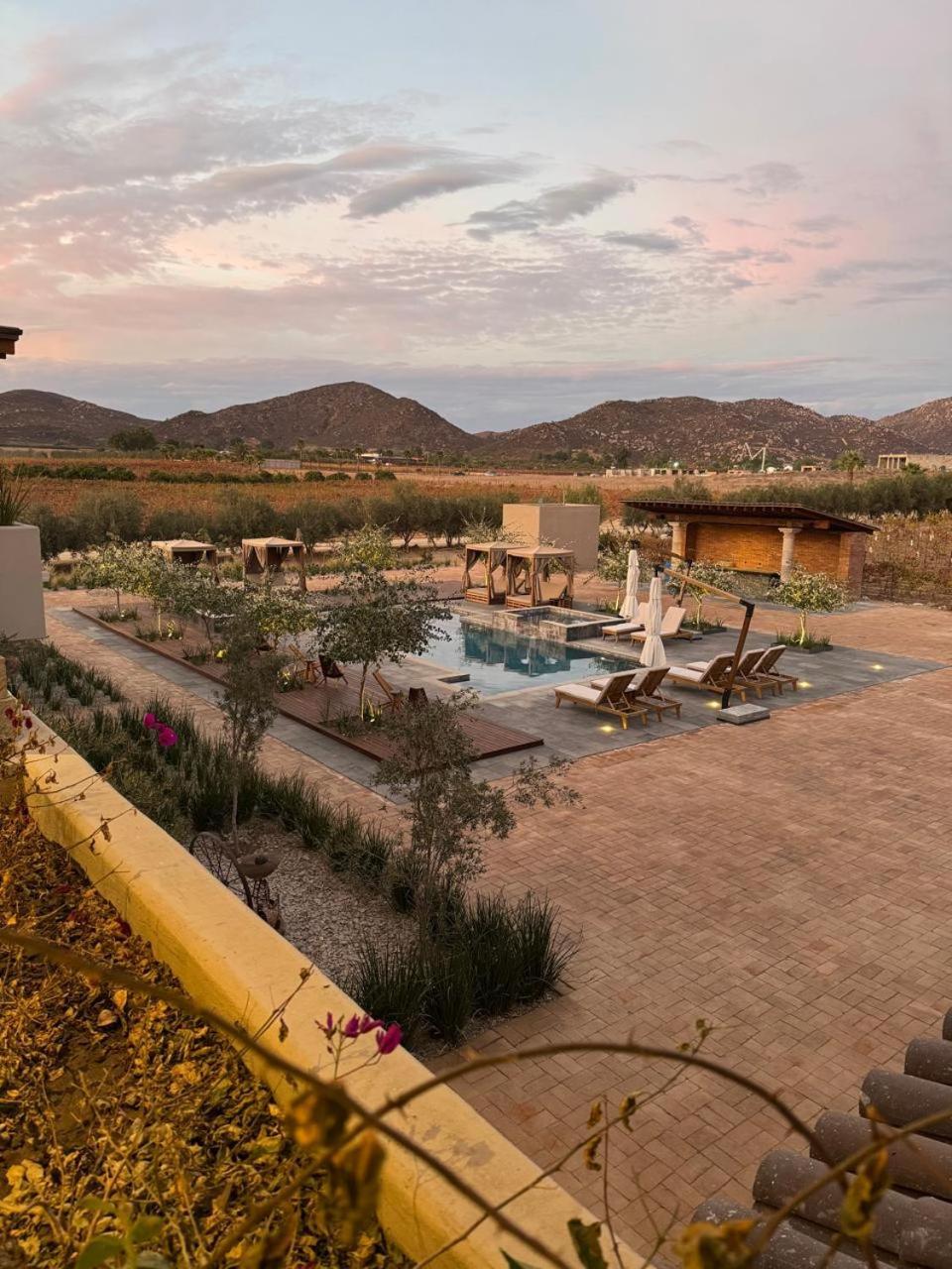 Hotel Flores De Sal-Valle De Guadalupe Dış mekan fotoğraf